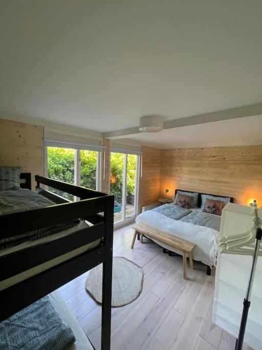 Modern Beach House For 12 Pers! With Jacuzzi ยูเลียนาดอร์ป ภายนอก รูปภาพ